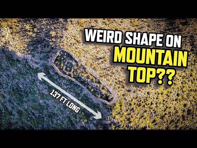 🔍🤔 What Is Going On Here? Odd Ancient Shapes On A Mountaintop!