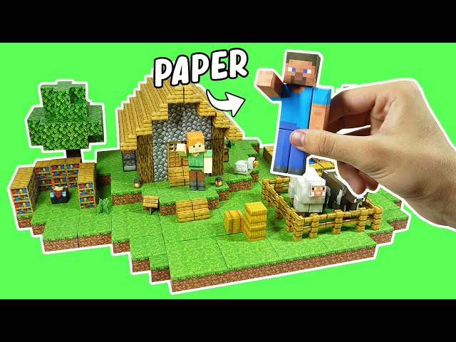 I Made a Mini Minecraft World Using PAPER...