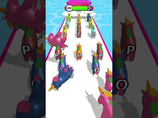 AZ Run - 2048 ABC Runner 🎱 20-21 Levels Gameplay Walkthrough | Best Android, iOS Games