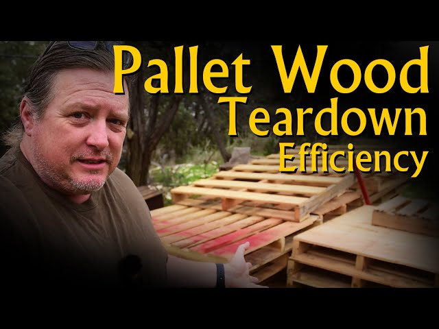 How to Choose and Break Down Pallets