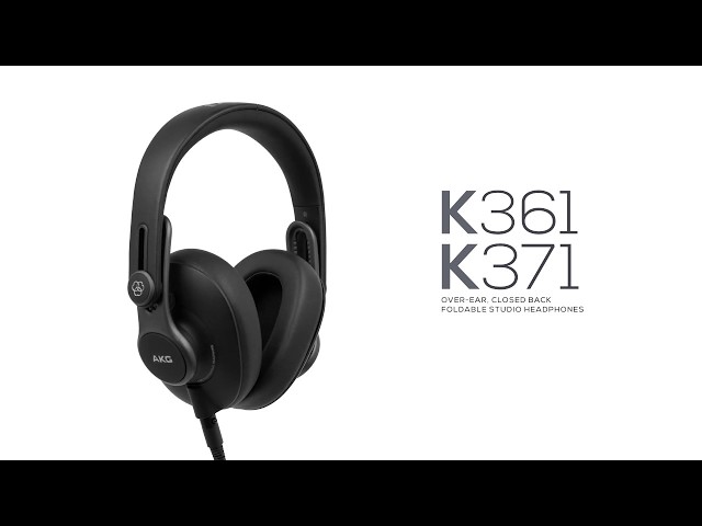 AKG K361 and K371 Foldable Studio Headphones