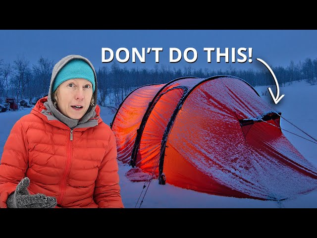 Top 7 Winter Camping Mistakes & How to Sleep Warm! | Essential Tips for Comfy Nights