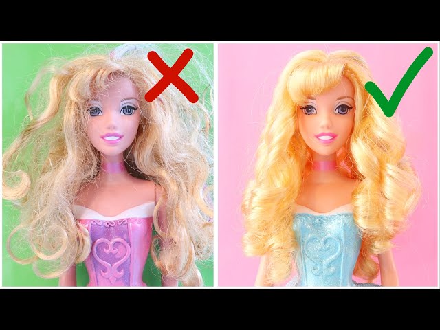 KENDİN YAP Uyuyan Güzel Disney Princess Aurora Bebek Nasıl Yapılır? 5 Dakikada Hallet