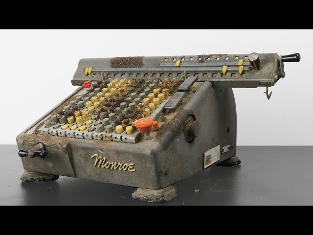 Antique 1950 Calculator - Restoration
