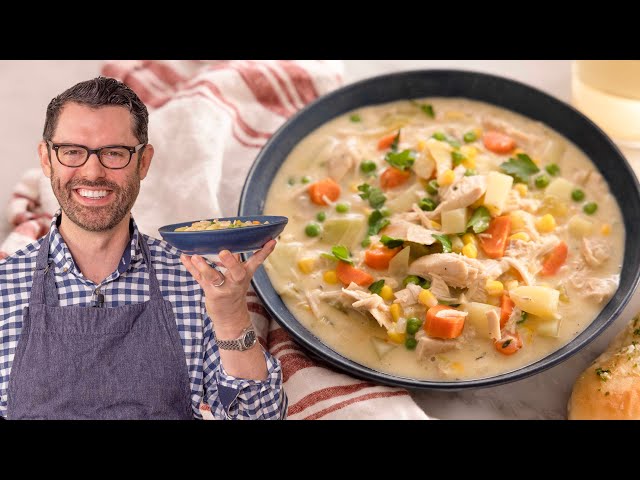 Easy Chicken Pot Pie Soup Recipe