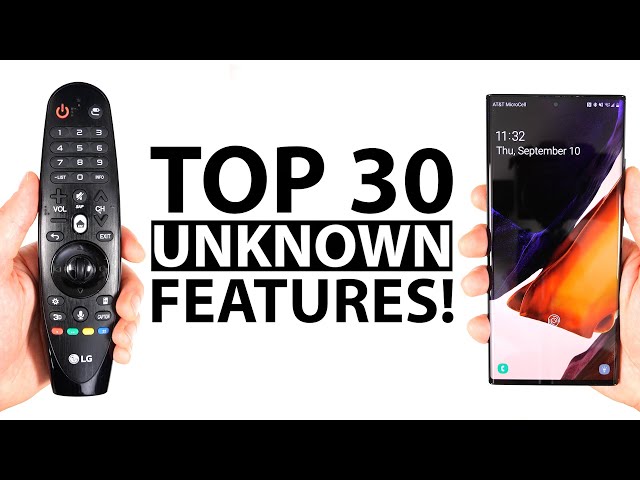 Top 30 Unknown Galaxy Note 20 Ultra Features!