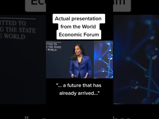 Actual presentation from the world economic Forum are you ready