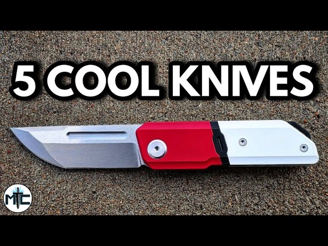 5 COOL KNIVES You WON'T Want To Miss! 2024