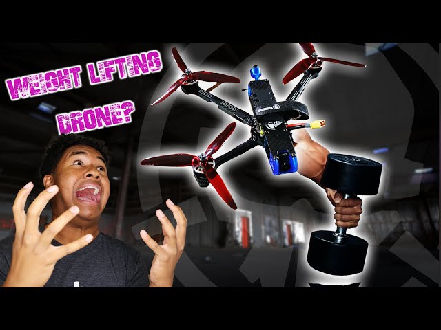 How Much Weight Can A FPV Freestyle Drone Lift??! The Results Are Shocking😳