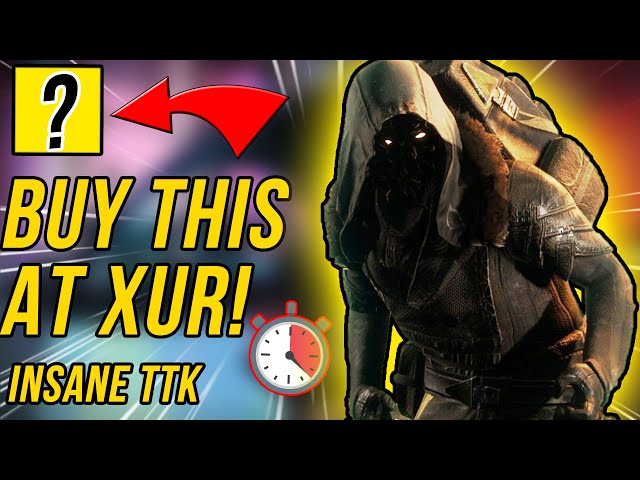 BUY THIS GOD ROLL FROM XUR ASAP! (SMG Users HATE This...)