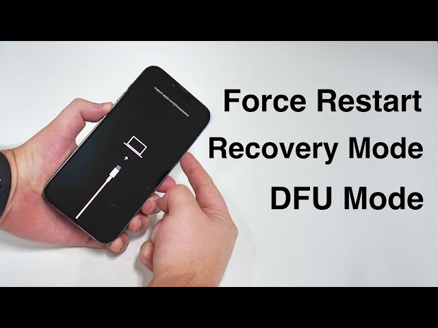 How to Force Restart and ENTER & EXIT Recovery and DFU Mode (iPhone 8 to 13)