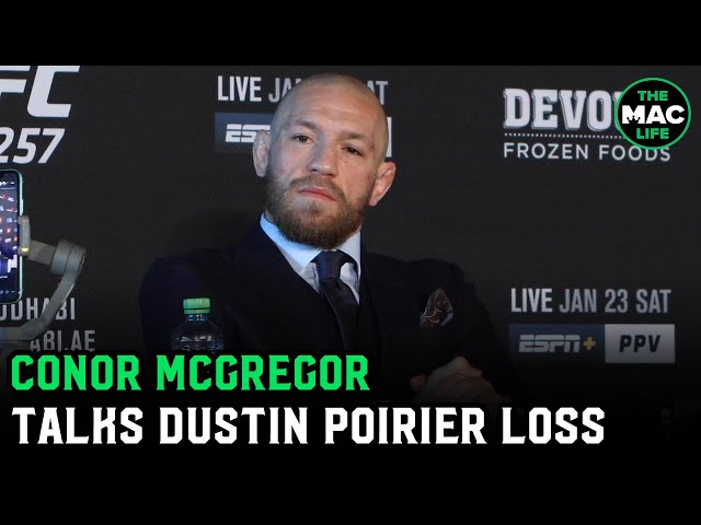 Conor McGregor on UFC 257 loss: “Fair f***ing play to Dustin Poirier … It’s a b*****d of a game”