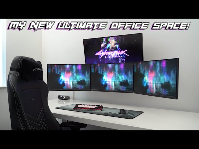MY NEW ULTRA CLEAN GAMING OFFICE / SETUP TOUR 2021