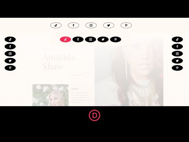 How to Design a Sticky Social Media Follow Module in Divi