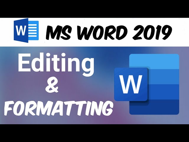 MS Word - Formatting & Editing Text, Paragraph Alignment & Sorting