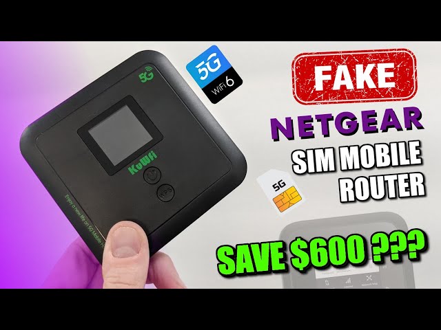 Fake Netgear SIM Mobile Router - Worth the $400-600 Saving? (KuWFi 5G MiFi Router)
