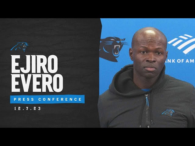 Ejiro Evero discusses returning players | Carolina Panthers