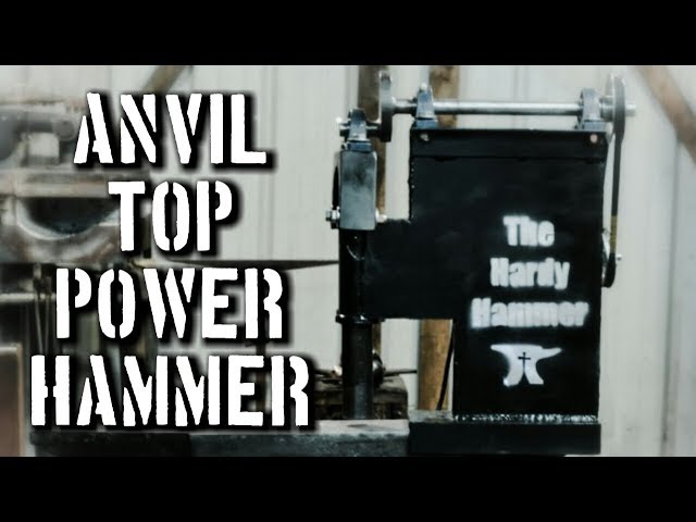 The Hardy Hammer: Anvil Mounted Homemade Power Hammer and  Plans