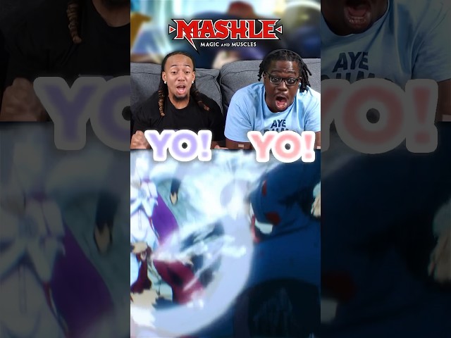 Muscles Magic UNDEFEATED 💪🏾 #yaboyroshi #mashle #anime #reaction #animeedit
