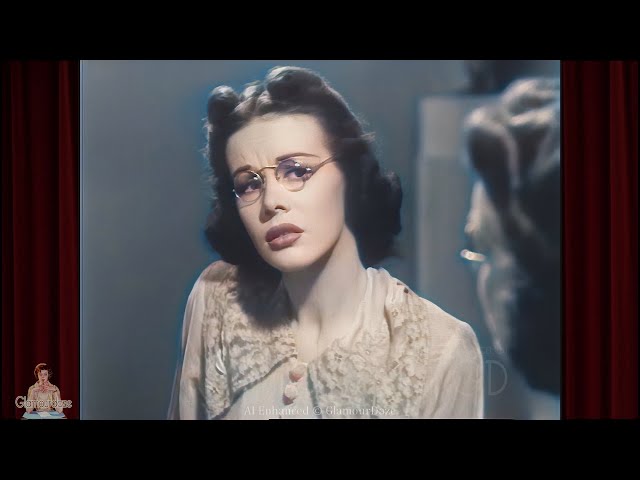 Vintage 1940 Beauty Tips for Girls with Glasses: 4K Restored Film