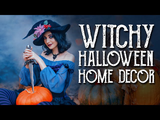 Halloween DIY Witchy Decor - Samhain Collab with The Writing Witch - Moon Wreath - Magical Crafting