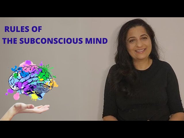 5 rules of the subconscious mind