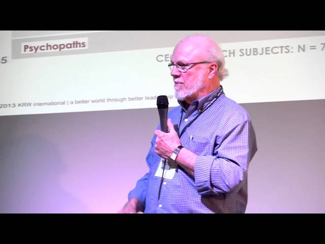 Psychopaths in the C-suite: Fred Kiel at TEDxBGI