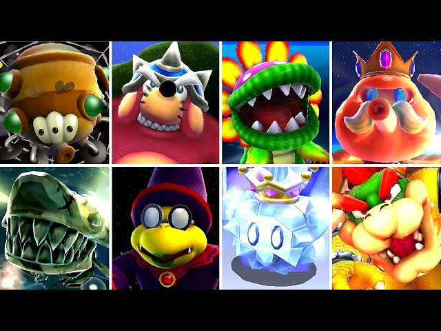 Super Mario Galaxy HD - All Bosses