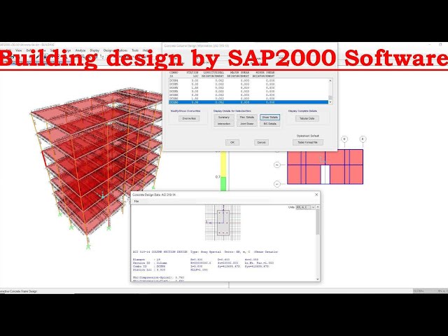 RC Building Design by SAP2000 Software