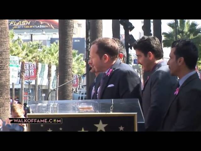 New Kids On The Block - Hollywood Walk of Fame (Oct 9, 2014) 2