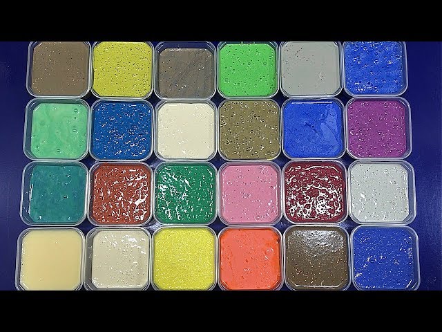 Mixing 24 DIY SLIMES Together!! Relaxing Slimesmoothie Satisfying Slime Videos #9
