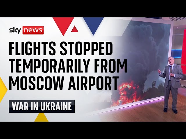 Ukraine War: Russia stops flights from Moscow's airport temporarily