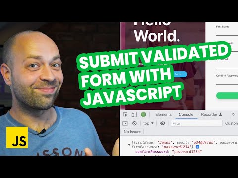 How to submit a validated form with JavaScript [Form Validation Update]