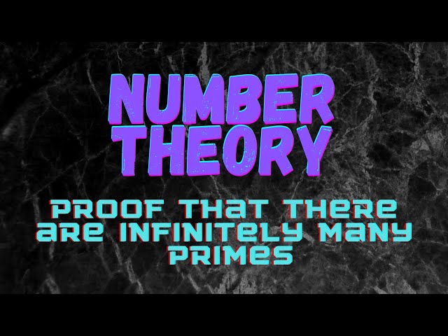 Proof that there are infinitely many primes