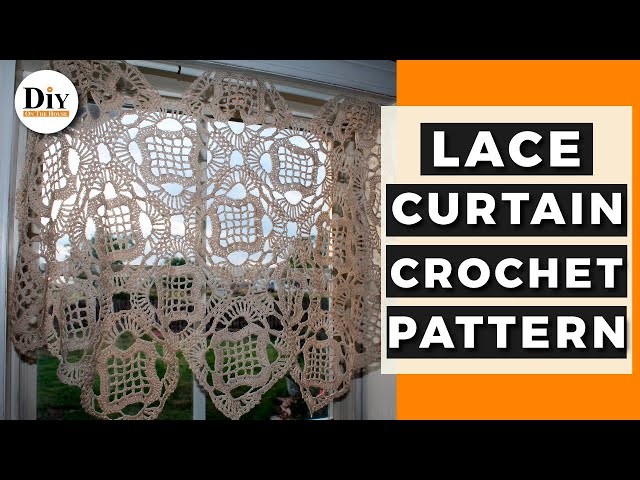 Lace Curtain Crochet Pattern | How to Read a Crochet Chart