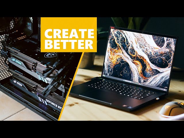 Supercharge your Content Creation - Two desktop RTX 4090s and the Razer Blade 16