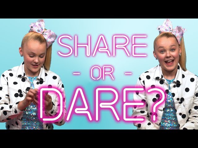 JOJO SIWA Shares What's In Her Phone | SHARE OR DARE