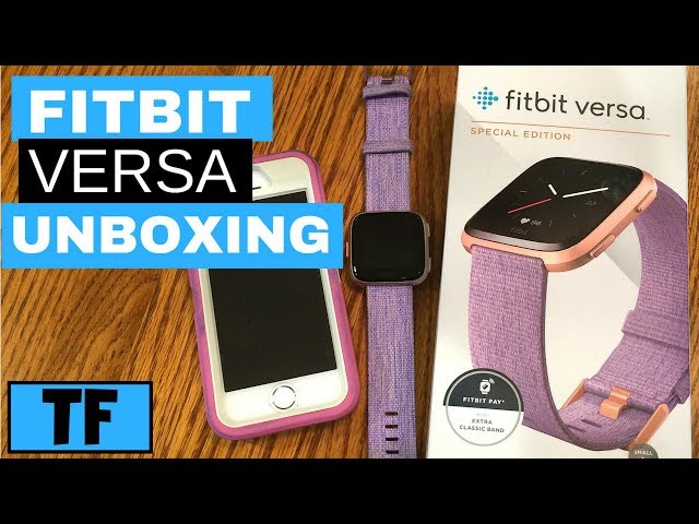 Fitbit Versa Special Edition Unboxing and Hands-on Setup! (New Fitness Smartwatch Activity Tracker)