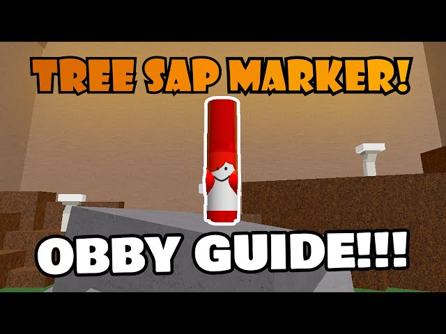 How to get Tree Sap Marker! (Find the Markers Obby Guide) #Find the Markers #obby #roblox