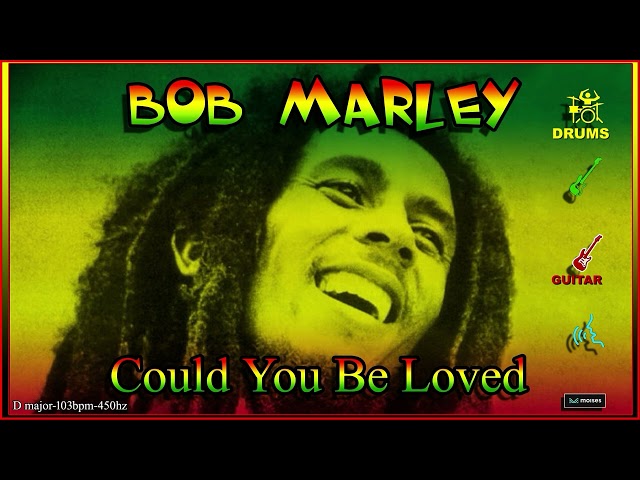 Bob Marley   Could You Be Loved DRUM&GUITAR-(ISOLATED TRACKS MOISES)