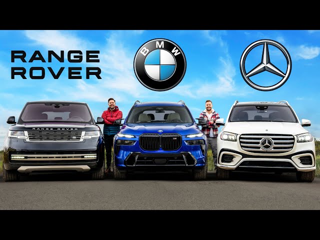 2024 Range Rover vs BMW X7 vs Mercedes GLS // SUV Kings Face Off