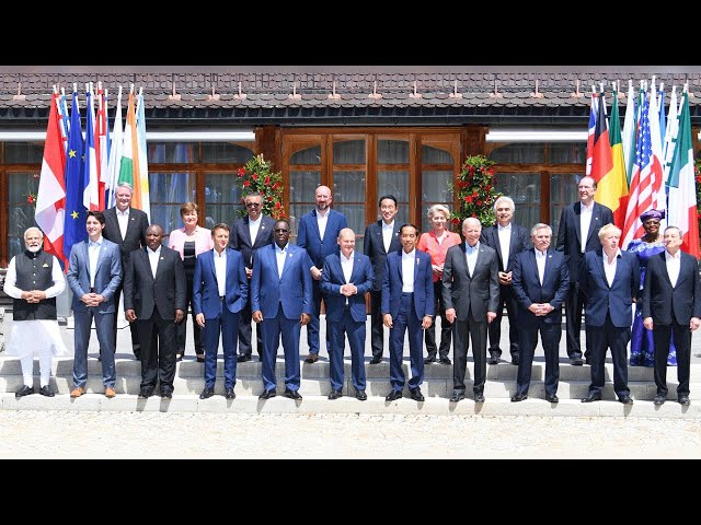 PM Modi with the leaders of G7 countries in Germany