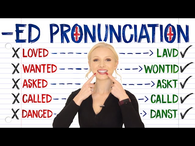 -ED pronunciation - /t/ /d/ or /id/? (pronounce PERFECTLY every time!) (+ Free PDF & Quiz)