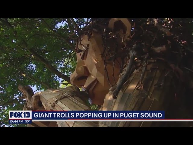 Giant trolls take-over Puget Sound | FOX 13 Seattle
