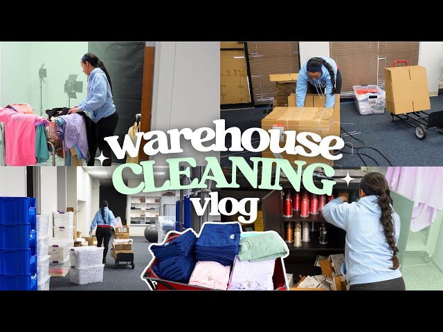 Organizing & Cleaning My 10,000 sq ft WAREHOUSE