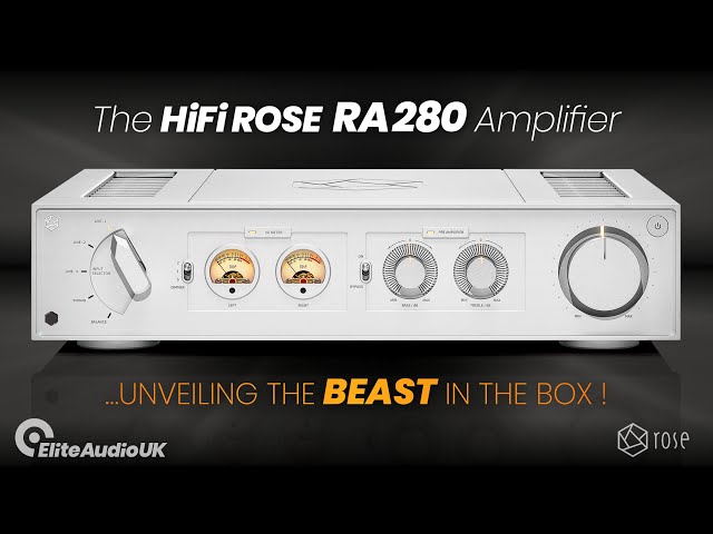 HiFi Rose RA280 Amplifier  Unveiling the Beast in the Box!