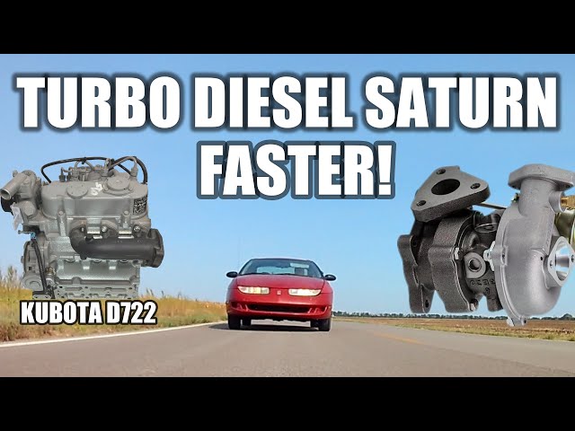 S3 E6  MOOR BOOST!!!!   our 722 cc Kubota turbo diesel Saturn gets faster and we check the MPG