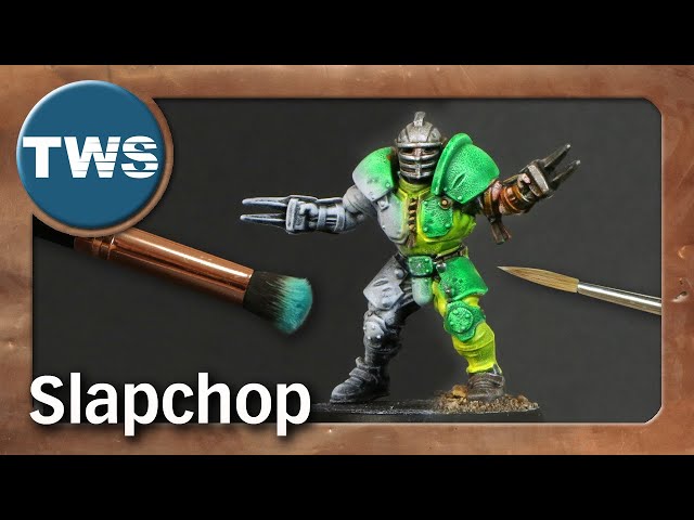 Tutorial: Slapchop - THE speed painting technique for Contrast Colours (painting miniatures, TWS)