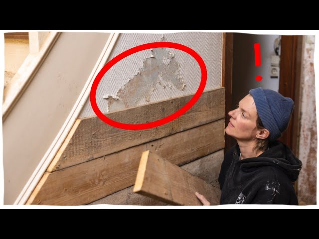 Saving a staircase with reclaimed wood!  (Rescuing a 120 year old house)