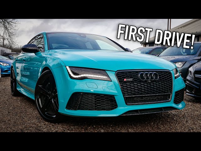 FIRST DRIVE! of my *HIGH MILEAGE* AUDI RS7!